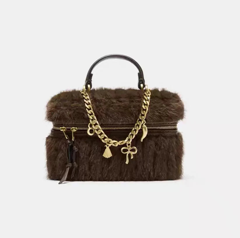 "Veloura" Faux Fur Bag